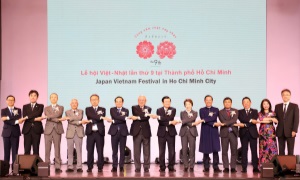 Khai mạc Lễ hội Việt - Nhật lần thứ 9 tại TP. Hồ Chí Minh: “Cùng nắm chặt tay nhau – Từ giờ về sau”